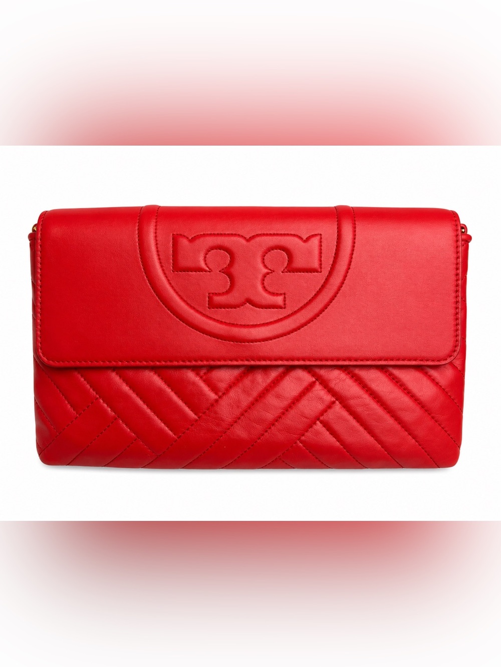 Tory Burch Alexa Clutch Poppy Orange